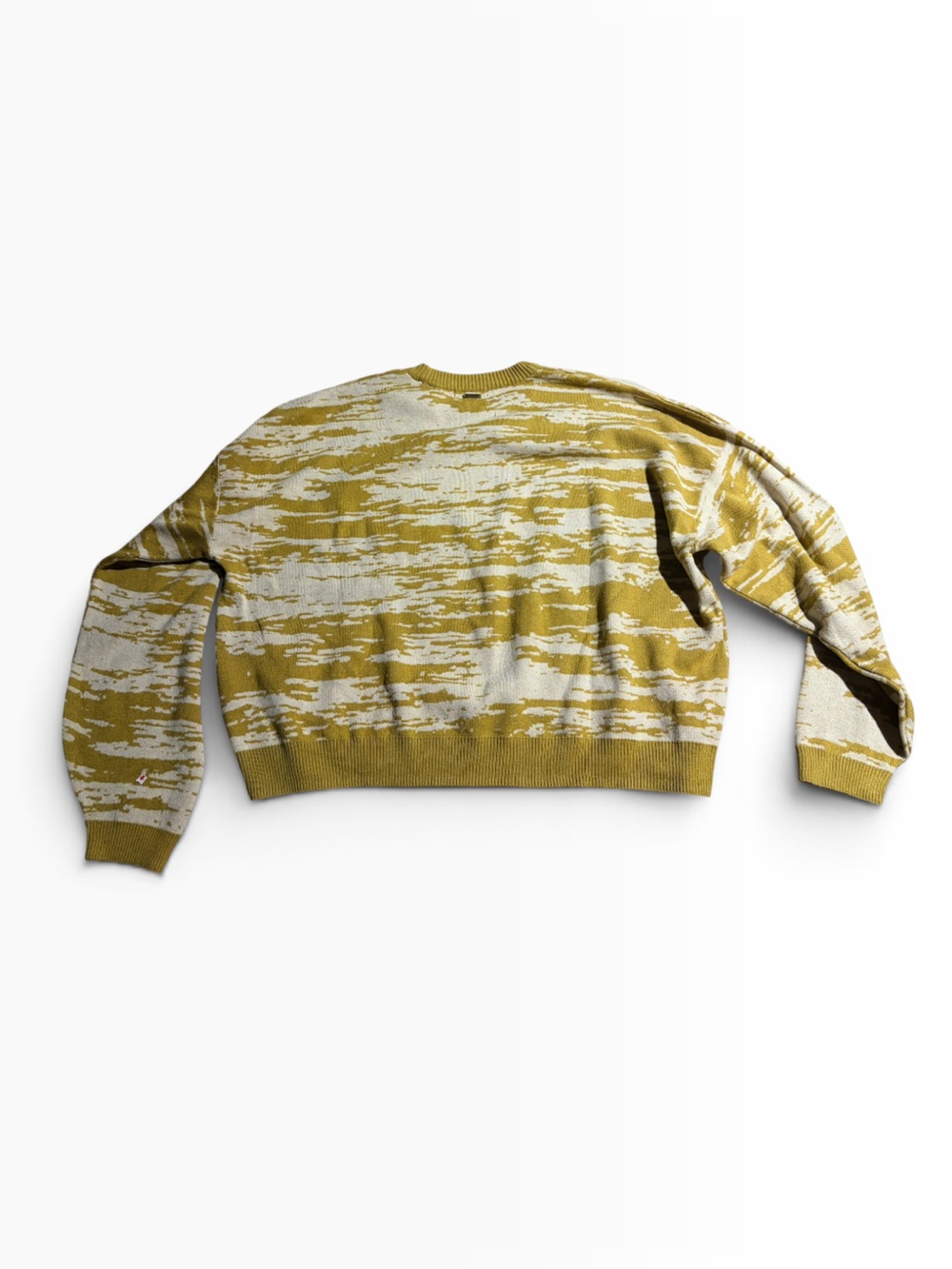 Prana Sun Fall Sweater Mustard Yellow XL Crewneck Sweater NWT